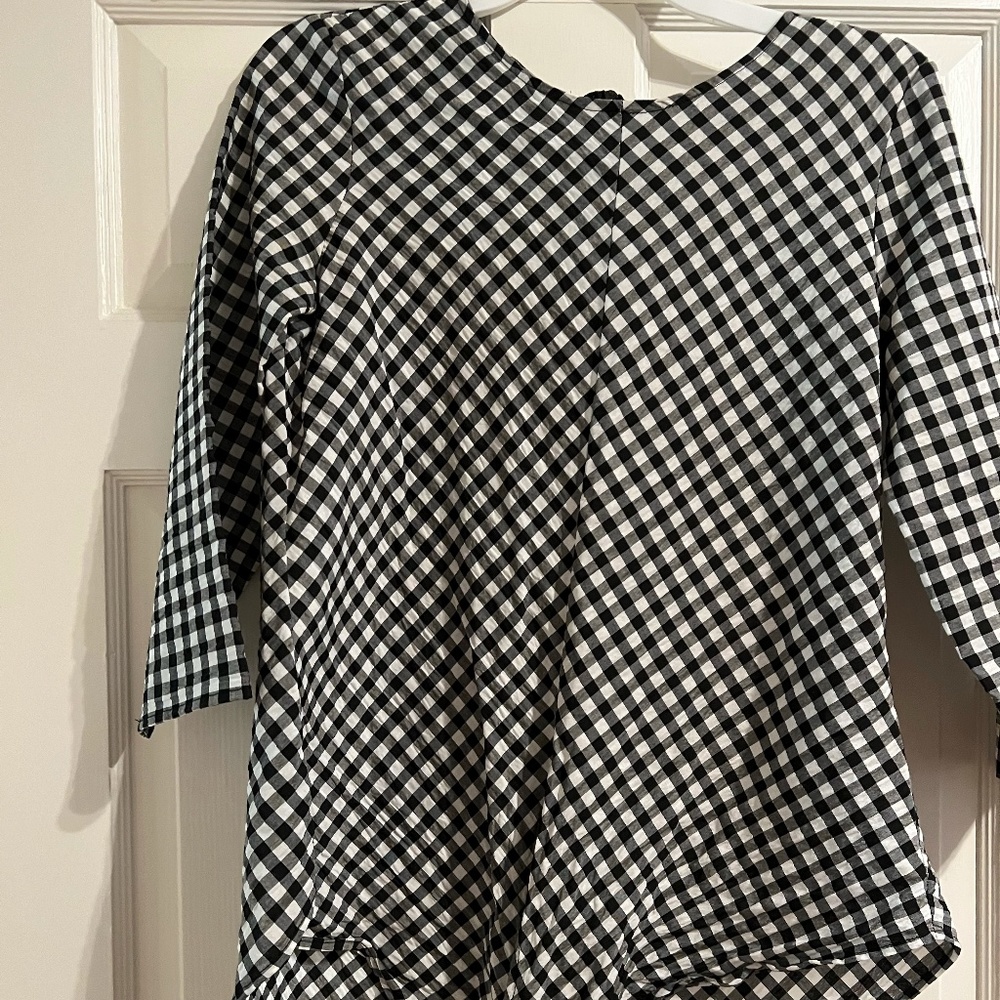 Zara Gingham Top